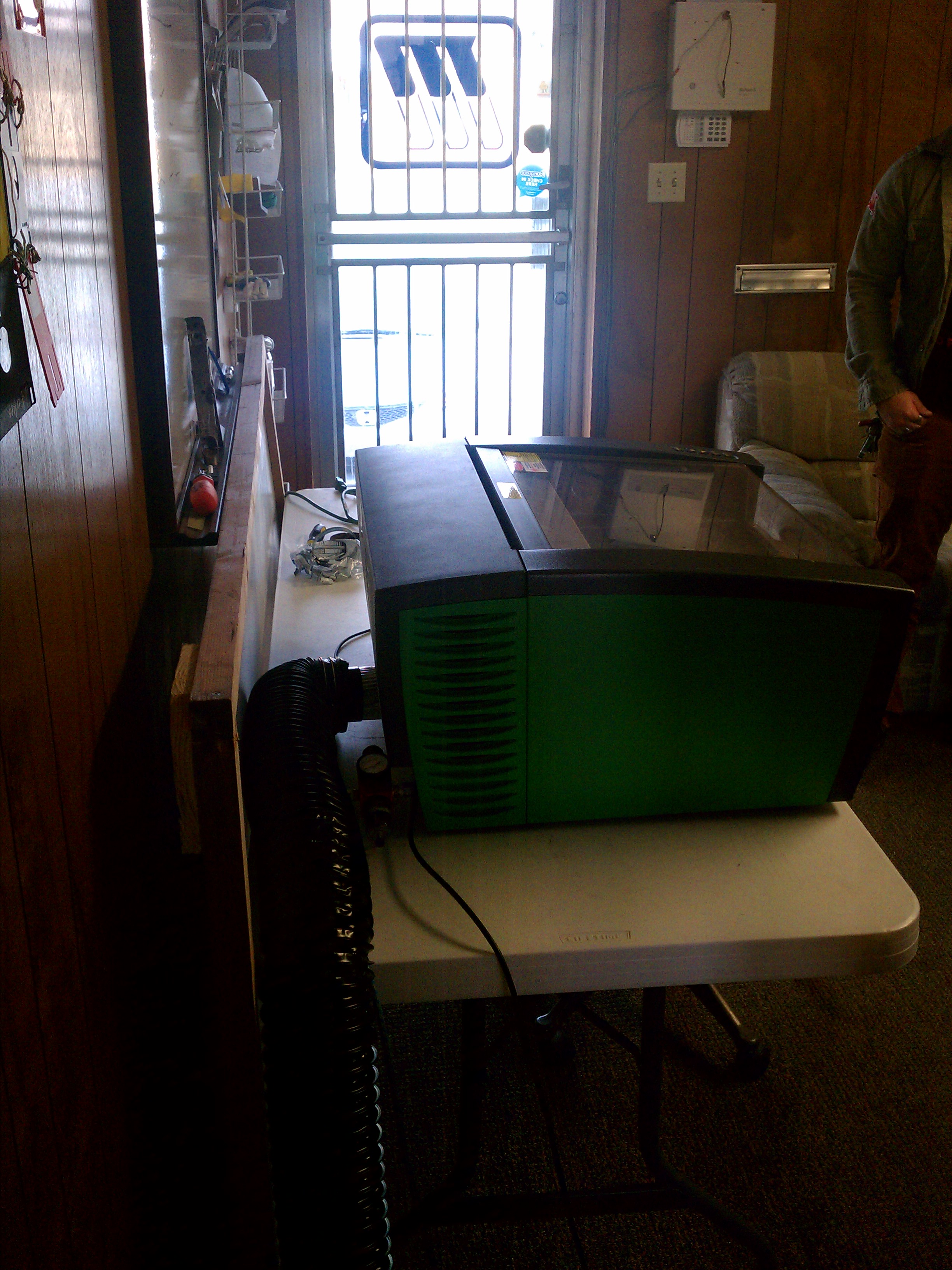Setting up the Laser Cutter
