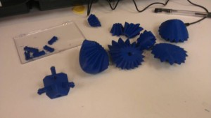 The assembly process begins!