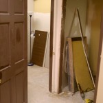 Future dark room (left) Breaker closet (right)