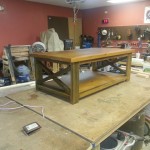 DIY Rustic X Coffee Table