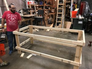 Claudio Woodworking Table